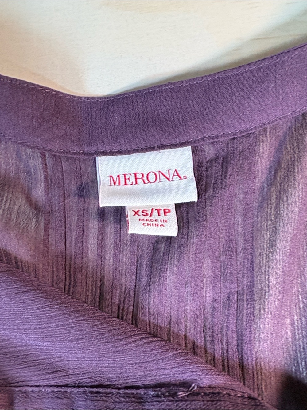 Merona Sheet Long Sleeve Blouse - Picture 2 of 4